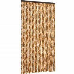 vidaXL - Deurgordijn - Geel - Polypropyleen - 100 x 220 cm Clearance