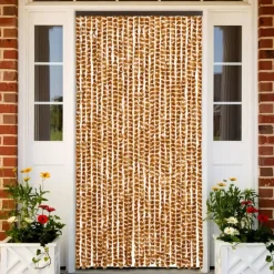 vidaXL - Deurgordijn - Geel - Polypropyleen - 100 x 220 cm Clearance