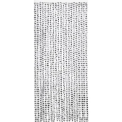 vidaXL - Deurgordijn - Grijs - Polypropyleen - 90 x 220 cm Discount