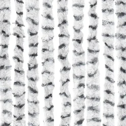 vidaXL - Deurgordijn - Grijs - Polypropyleen - 90 x 220 cm Discount