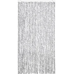 vidaXL - Deurgordijn - Grijs - Polypropyleen - 100 x 220 cm