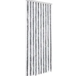 vidaXL - Deurgordijn - Grijs - Polypropyleen - 90 x 200 cm Hot