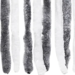 vidaXL - Deurgordijn - Grijs - Polypropyleen - 90 x 200 cm Hot