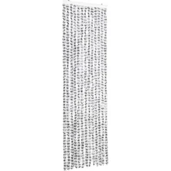 vidaXL - Deurgordijn - Grijs - Polypropyleen