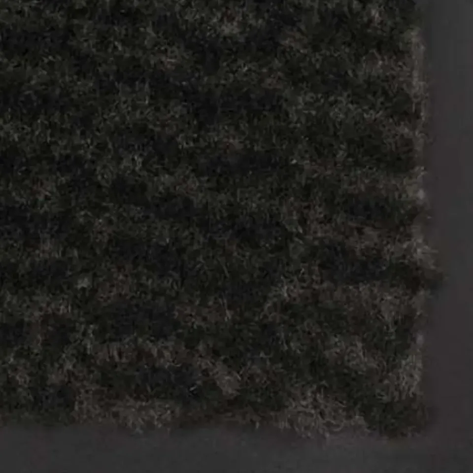 vidaXL - Deurmat - Zwart - Stof - 90 x 150 cm Clearance