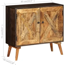 vidaXL - Dressoir - Bruin - Hout - 85 x 30 x 75 cm Best