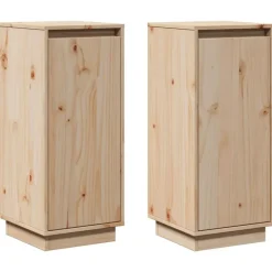vidaXL - Dressoir - Bruin - Grenenhout - 2 stuks New