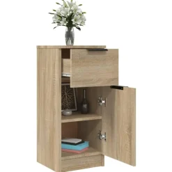 vidaXL - Dressoir - Bruin - Bewerkt hout - 2 stuks New
