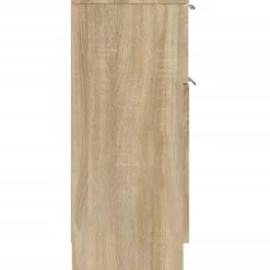 vidaXL - Dressoir - Bruin - Bewerkt hout - 2 stuks New