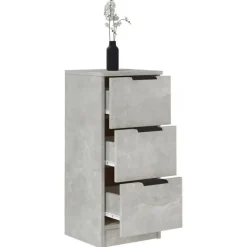 vidaXL - Dressoir - Grijs - Bewerkt hout - 2 stuks Hot