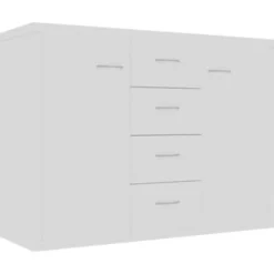 vidaXL - Dressoir - Wit - Bewerkt hout Hot