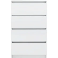 vidaXL - Dressoir - Wit - Bewerkt hout New