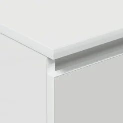 vidaXL - Dressoir - Wit - Bewerkt hout New