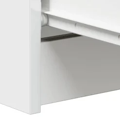 vidaXL - Dressoir - Wit - Bewerkt hout New