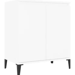 vidaXL - Dressoir - Wit - Bewerkt hout New