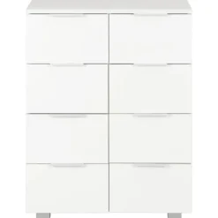 vidaXL - Dressoir - Wit - Bewerkt hout