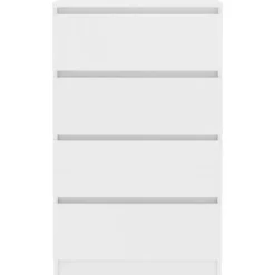 vidaXL - Dressoir - Wit - Bewerkt hout Clearance