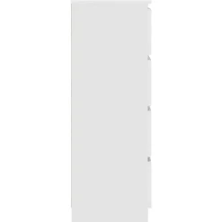 vidaXL - Dressoir - Wit - Bewerkt hout Clearance