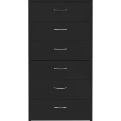 vidaXL - Dressoir - Zwart - Bewerkt hout Clearance