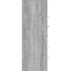 vidaXL - Dressoir met 6 lades - Grijs sonoma eiken - Bewerkt hout - 50x34x96 cm