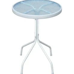 vidaXL - Eethoek Voor Buiten - Zwart - Staal - 3 stuks