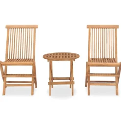 vidaXL - Eethoek Voor Buiten - Bruin - Hout Discount