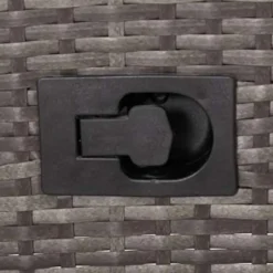 vidaXL - Eethoek Voor Buiten - Grijs - Poly rattan Outlet