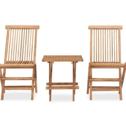 vidaXL - Eethoek Voor Buiten - Bruin - Hout Clearance