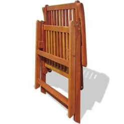 vidaXL - Eetkamerstoel - Bruin - Hout Clearance