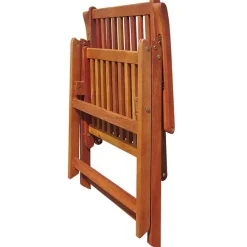 vidaXL - Eetkamerstoel - Bruin - Hout Clearance