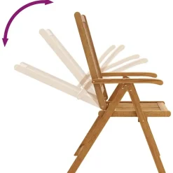 vidaXL - Eetkamerstoel - Bruin - Hout Clearance