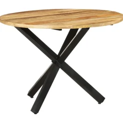 vidaXL - Eettafel - Bruin - Hout - Ø 100 x 75 cm Outlet