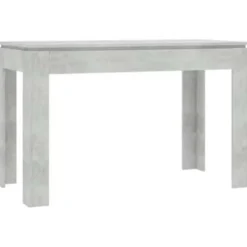 vidaXL - Eettafel - Grijs - Bewerkt hout Sale