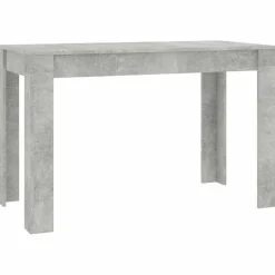 vidaXL - Eettafel - Grijs - Bewerkt hout Clearance