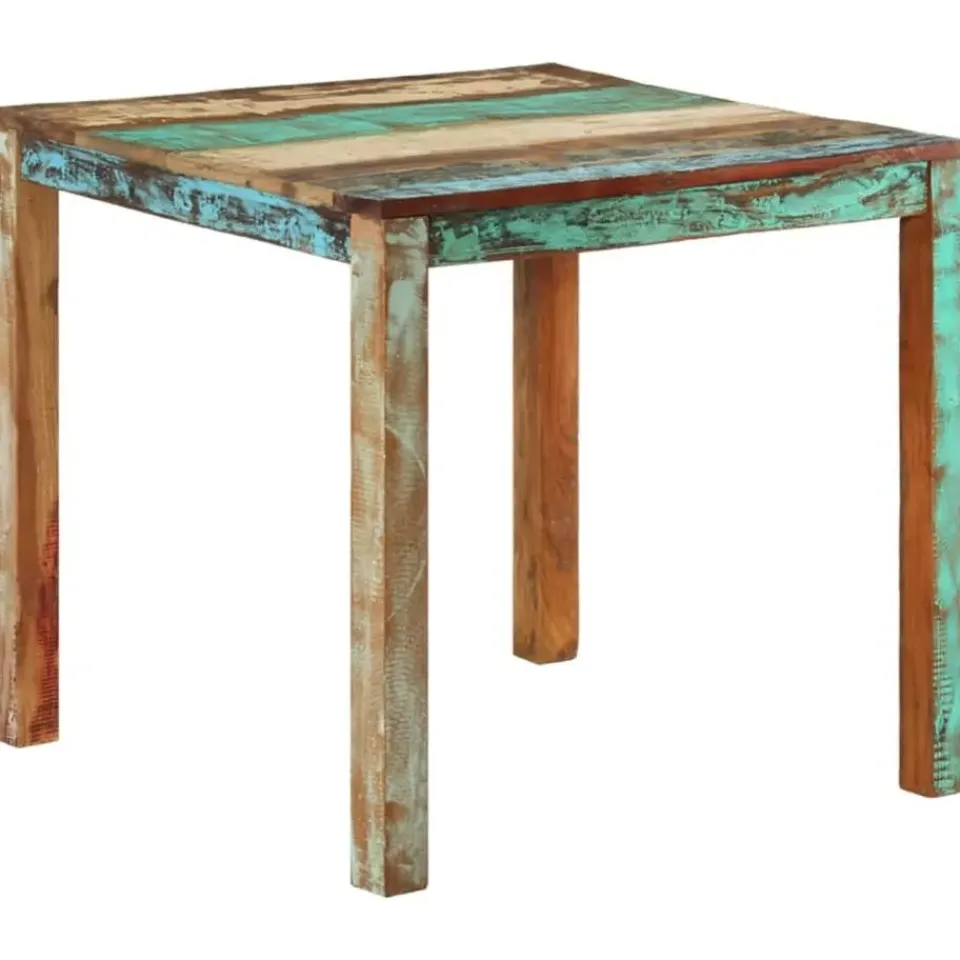 vidaXL - Eettafel - Multikleur - Hout - 82 x 80 x 76 cm Hot