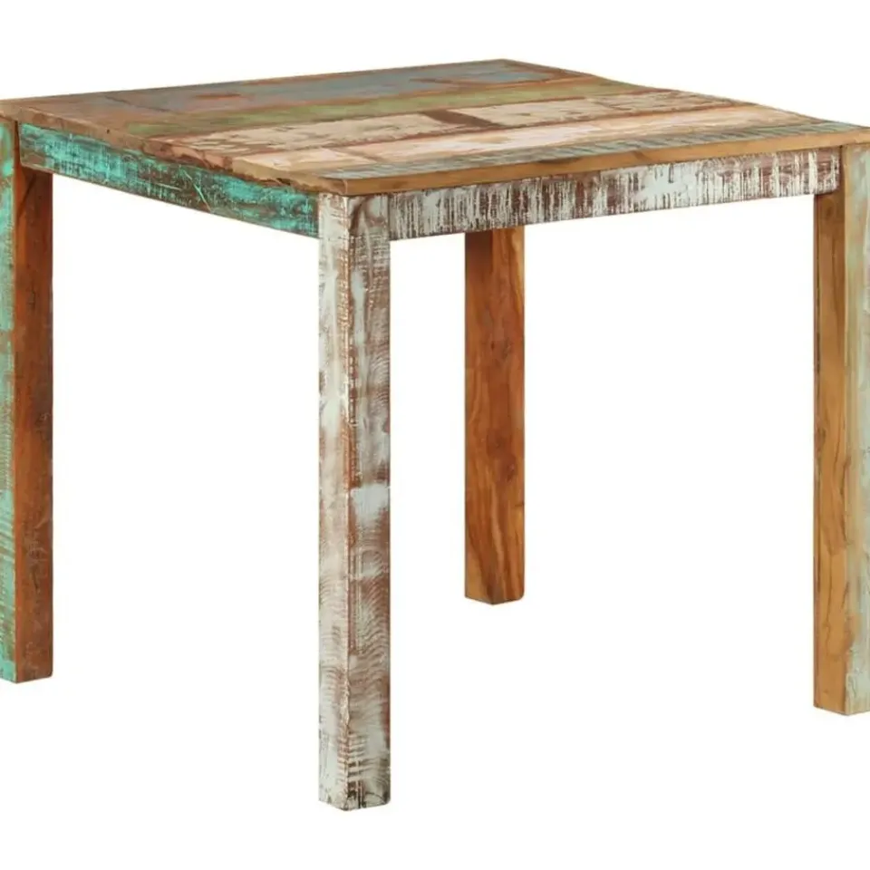 vidaXL - Eettafel - Multikleur - Hout - 82 x 80 x 76 cm Hot