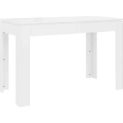 vidaXL - Eettafel - Wit - Bewerkt hout Sale