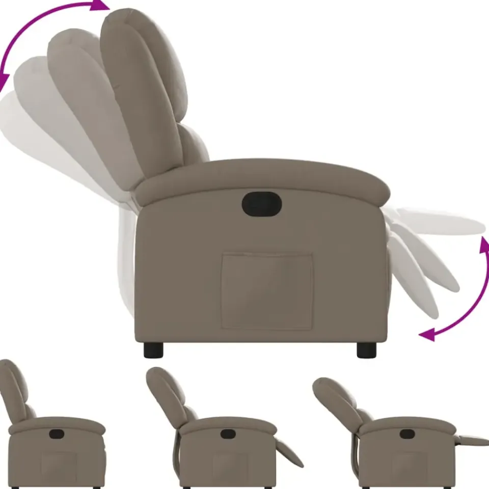 vidaXL - Fauteuil - Bruin - Kunstleer Discount