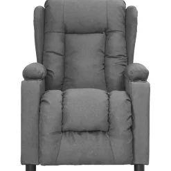 vidaXL - Fauteuil - Grijs - Stof Outlet
