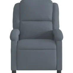 vidaXL - Fauteuil - Grijs - Fluweel Clearance
