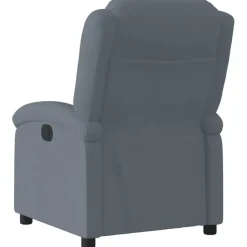 vidaXL - Fauteuil - Grijs - Fluweel Clearance