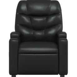 vidaXL - Fauteuil - Zwart - Kunstleer Best