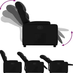 vidaXL - Fauteuil - Zwart - Kunstleer Best