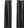 vidaXL - Gordijn - Antraciet - Fluweel - 140 x 245 cm - 2 stuks Outlet