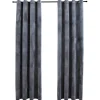 vidaXL - Gordijn - Antraciet - Fluweel - 140 x 175 cm - 2 stuks Best