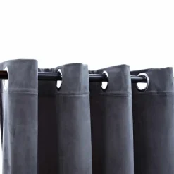 vidaXL - Gordijn - Antraciet - Fluweel - 140 x 175 cm - 2 stuks Best