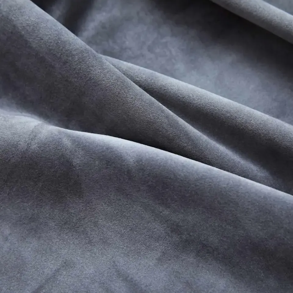 vidaXL - Gordijn - Antraciet - Fluweel Sale