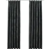 vidaXL - Gordijn - Antraciet - Fluweel - 140 x 175 cm - 2 stuks Hot
