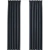 vidaXL - Gordijn - Antraciet - Stof - 140 x 225 cm - 2 stuks Online
