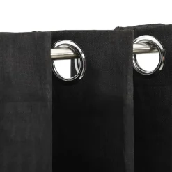 vidaXL - Gordijn - Antraciet - Stof - 140 x 225 cm - 2 stuks Outlet